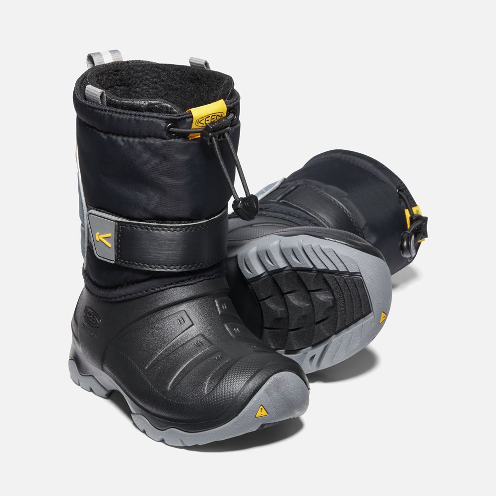 Botas de Montaña Keen Mexico Negros/Grises - Niños Lumi Ii Waterproof - XK1485039